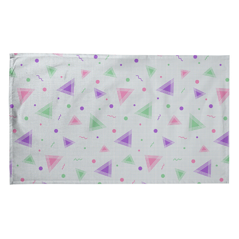 Mcguigan Tea Towel Kitchen Towel, Cotton Twill, Green/Purple/Pink