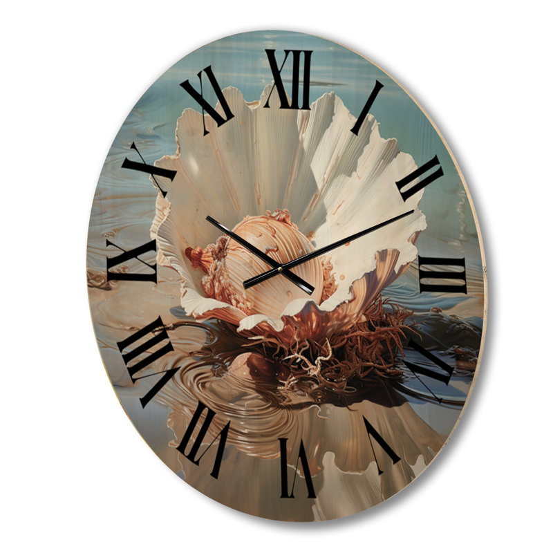 Anthonella Solid Wood Wall Clock, Large