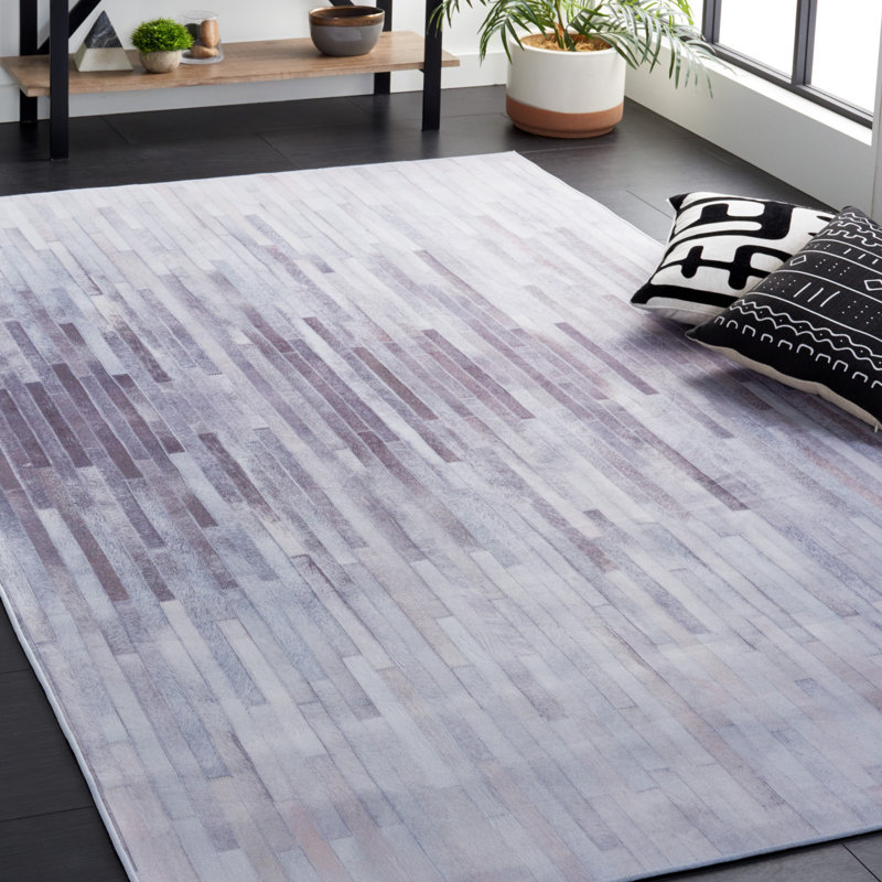 Aubrieana Performance Machine Washable Abstract Rug, Rectangle 5' x 8'