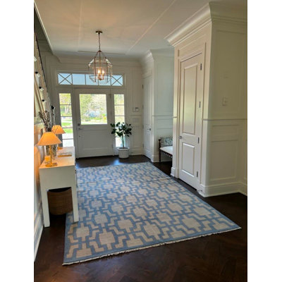 Della Hand Knotted Wool Geometric Area Rug