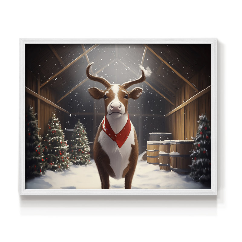 Art de Noël - CMXLIV - Reproduction encadrée - Restickable