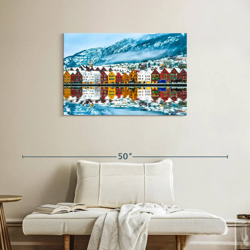 Gillard Bergen en hiver, H 24 po x l 36 po