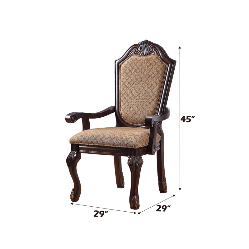 Chateau De Ville Chair (2Pc), Espresso