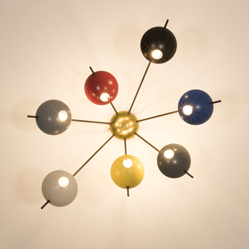 Helios 7 - Light LED Flush Mount, Multicolor