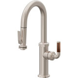 Pull-Down Prep/Bar Faucet With Squeeze Sprayer