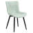 Pu Leather Upholstered Dining Chairs Modern Wingback Side Chairs With Metal Legs-1195136596