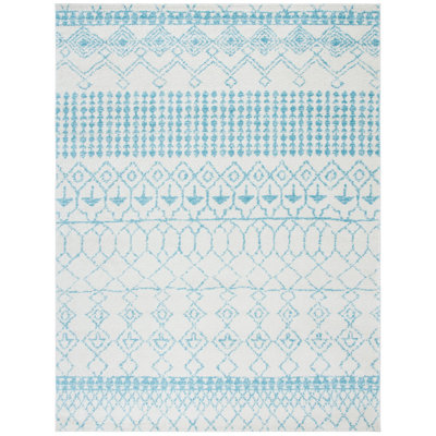 Tapis ivoire / turquoise Stutz Southwestern