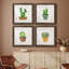 Boho Cacti I - Ensemble de 4 reproductions de cadres photo sur toile-1247815162-1247815164-1248026988