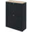 Slim Shoe Cabinet For Entryway, Modern Hidden Shoe Storage Cabinet With 2 Flip Drawers And Adjustable Shelves For 12 Pairs Of Shoes, Black