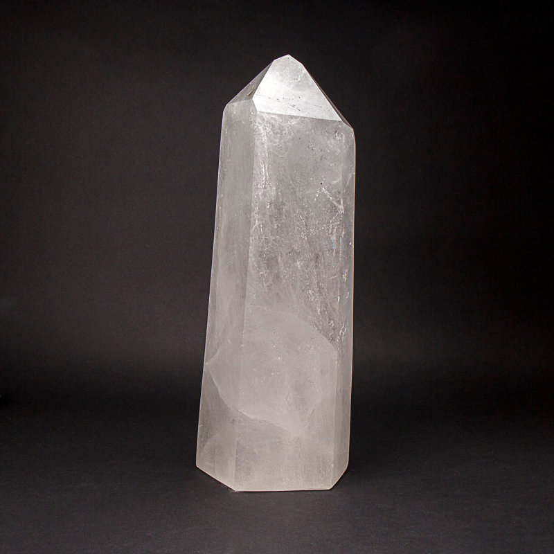 Genuine Polished Clear Quartz Obelisk from Brazil (42.5 Lbs)