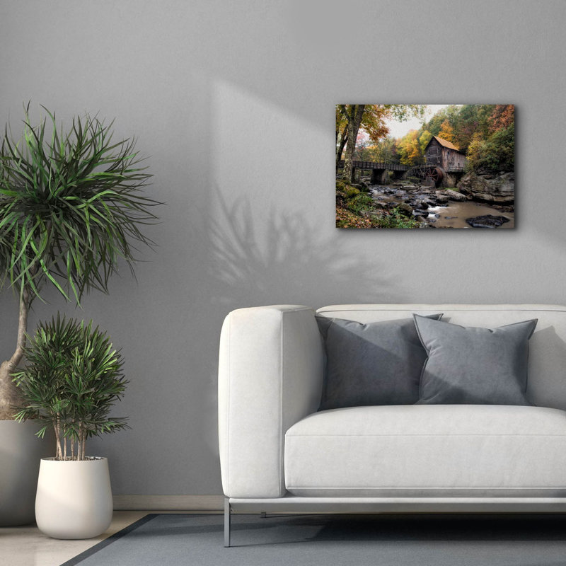 Toile épique Graffiti «Glade Creek Mill» par Danny Head, 26 po x 18 po