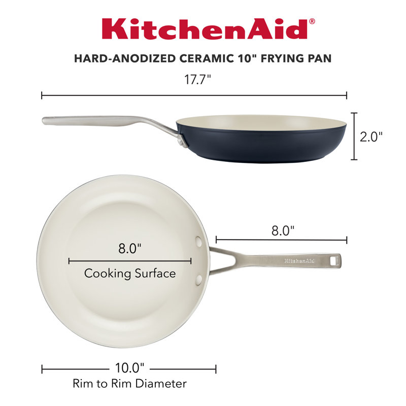 KitchenAid® Hard Anodized Ceramic Nonstick Skillet