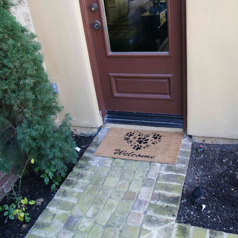 Abbeyville Non-Slip Valentine's Day Doormat, 1'6" x 2'6"