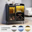 Wine Bottle & Glass Rack Black-74601137