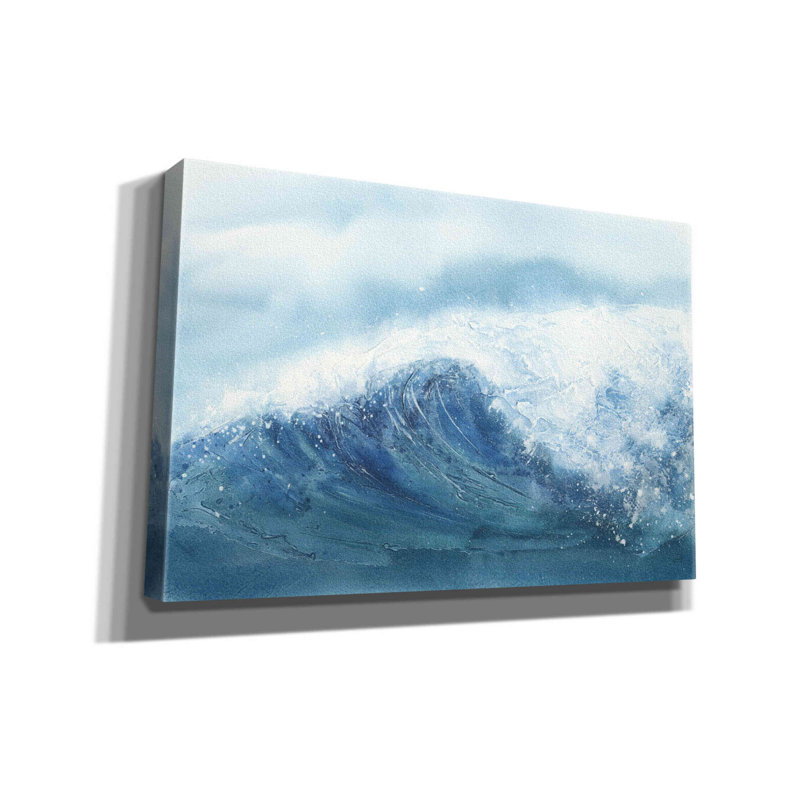 Impression sur toile Jaylon Waves III par Chris Paschke, H 12 po x l 18 po x P 0,75 po