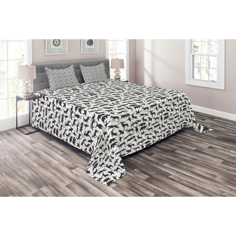 Rustic Coverlet, King Bedspread + 2 Shams
