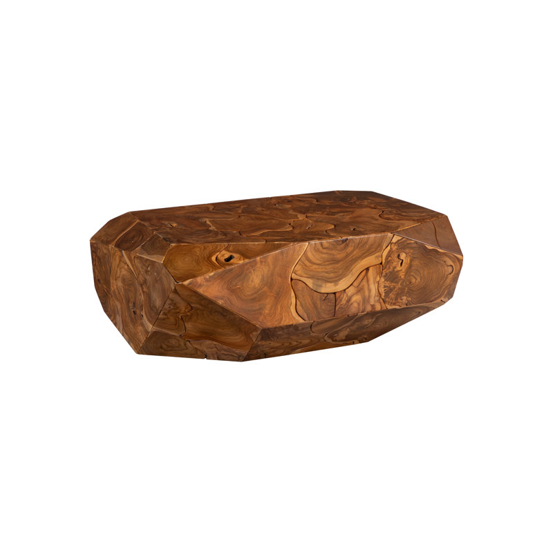 Prism Coffee Table, Natural, Brown