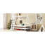 Lit plateforme simple avec escalier, lit simple en bois massif-1034063034-1034063012