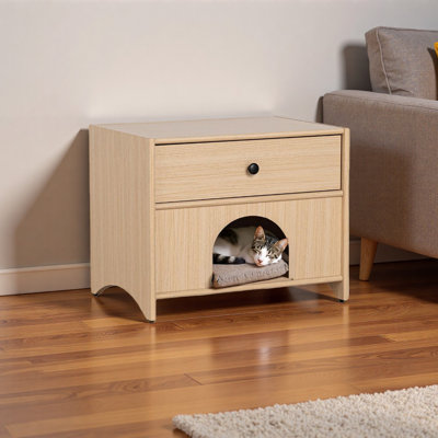 Table d'appoint 1 tiroir Mid-Century