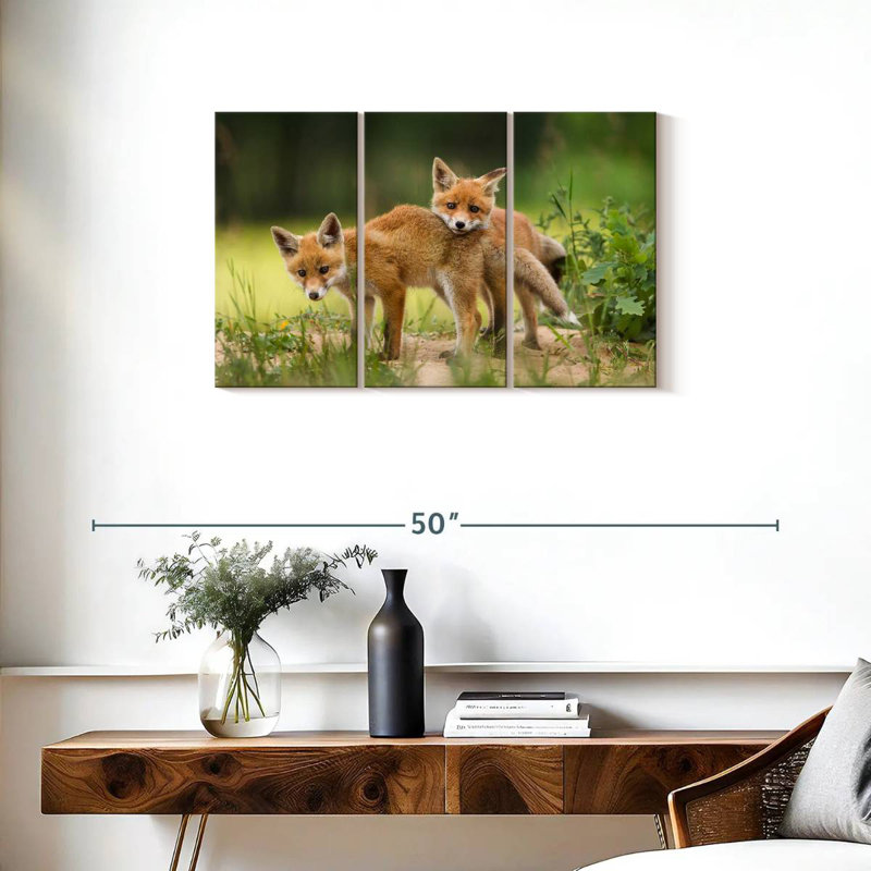 Brampt Fox Kits, 20" H x 33" W