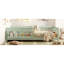 Lits simples avec rangement peu encombrants, bois durable, vert avocat