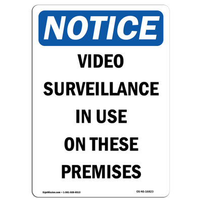 Video Surveillance in Use Sign