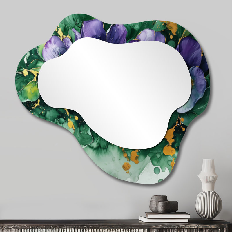 Miroir asymétrique irrégulier Emerald, 25 po x 28 po