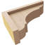 Cèdre Bryant, grain de bois brut TimberThane Corbel, apprêté brun clair-87600927