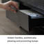 Black Wooden Storage TV Stand with 6 Drawers