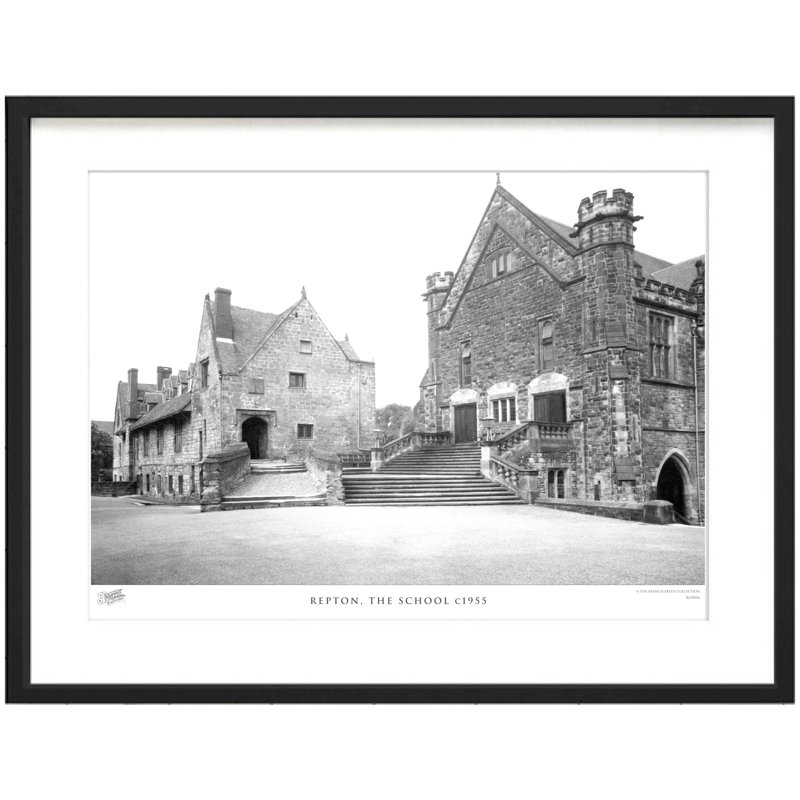 Repton, The School C1955 - Single Picture Frame Print, 28cm H x 36cm W x 2.3cm D