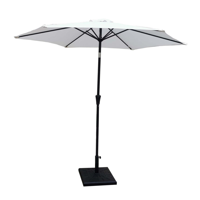 Durable Outdoor Umbrella with Versatile Functions and Stylish Design, Cream