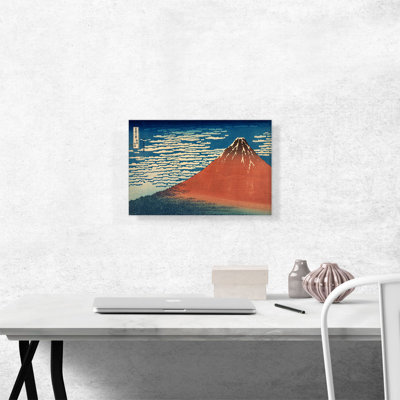 «Fine Wind, Clear Weather Red» par Fuji 1831 - reproduction imprimée
