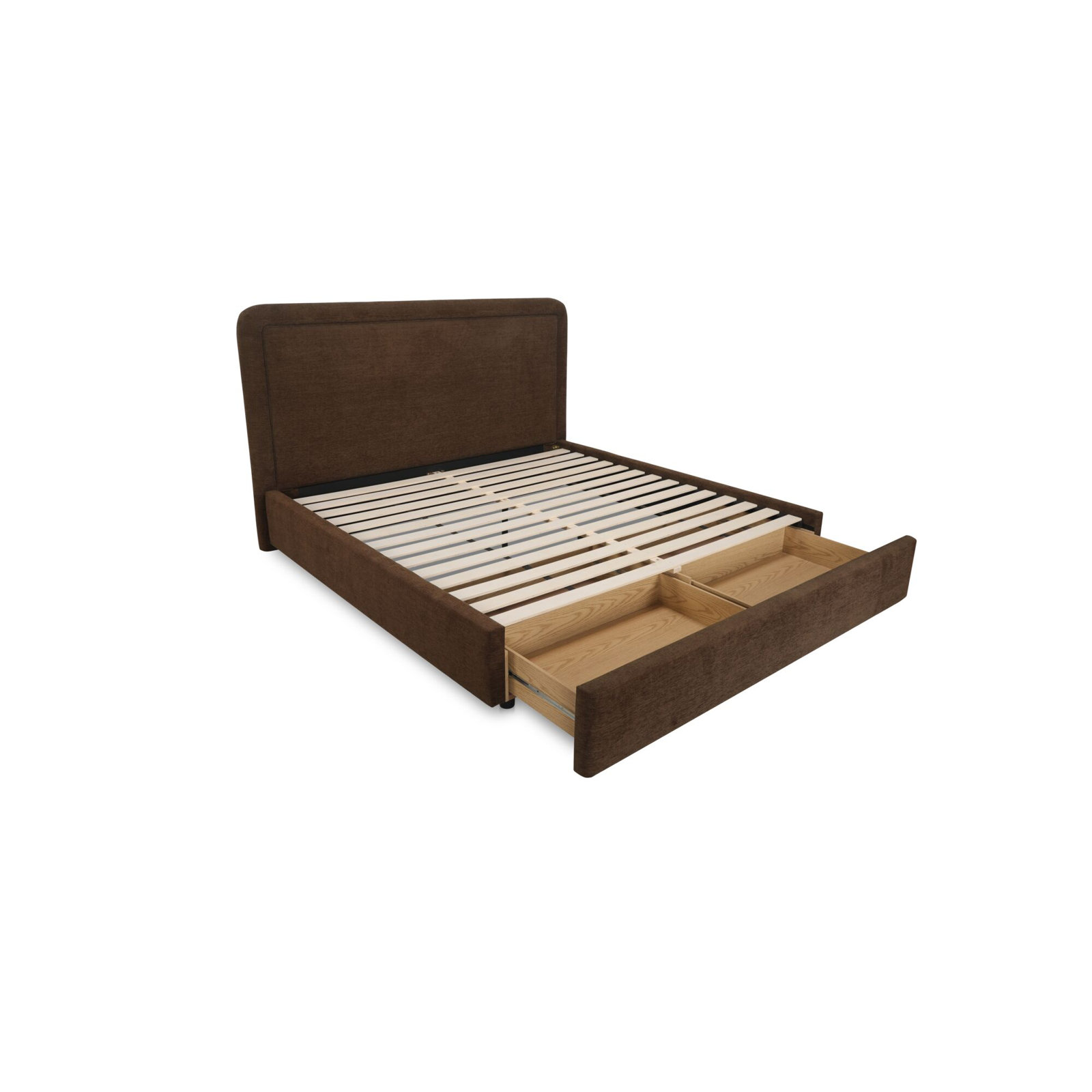 Eyler Storage Bed, Brown, Queen