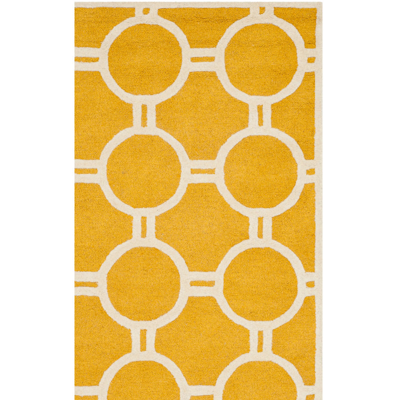 Cambridge Hand Tufted Wool Geometric Rug, Rectangle 2' x 3'