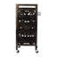 Chariot utilitaire à 5 niveaux avec roulettes H 35,43 po x l 14,57 po