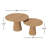 Ensemble de tables basses 2 pièces Astraea-99106394