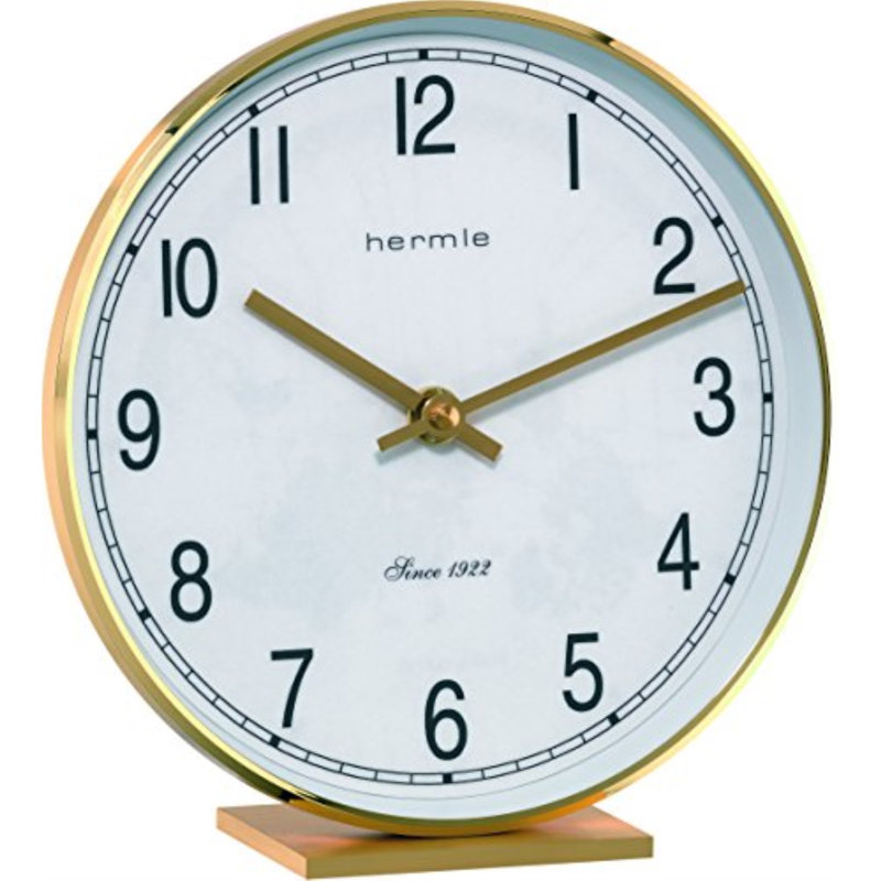 Metal Wall Clock, Brass
