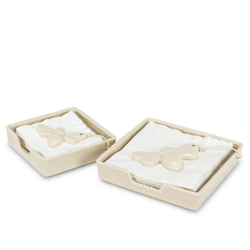 Porte-serviette Bee Cocktail, H 5,5 po x l 5,5 po x P 2 po