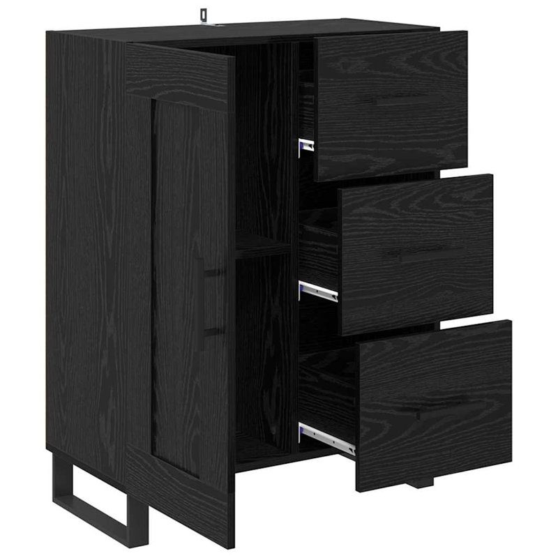 Sideboard Accent Chest, Black Oak