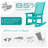 Hdpe Outdoor Rocking Adirondack Chair (Set Of 6)-1935101615