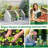 6' X 3' X 3' Portable Mini Greenhouse Outdoor Garden With Large Zipper Doors And Water/UV PE Cover-123283152-123283151