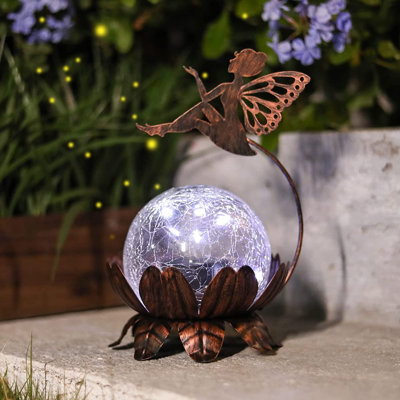 9.7'' Solar Powered Integrated LED Outdoor Lantern