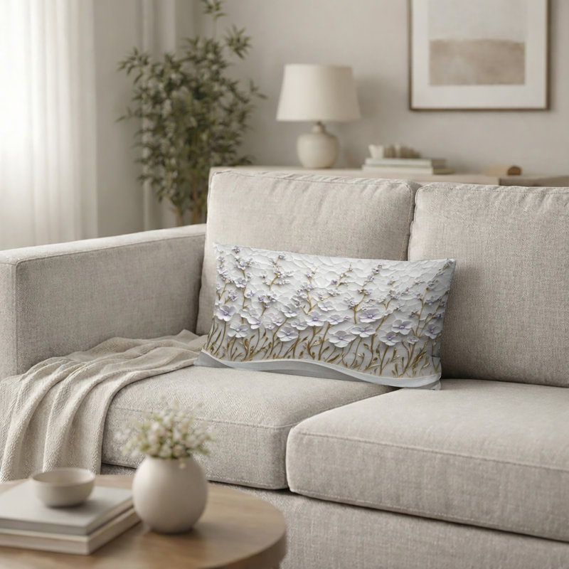 Coussin Wildflowers, H 12 po x l 20 po