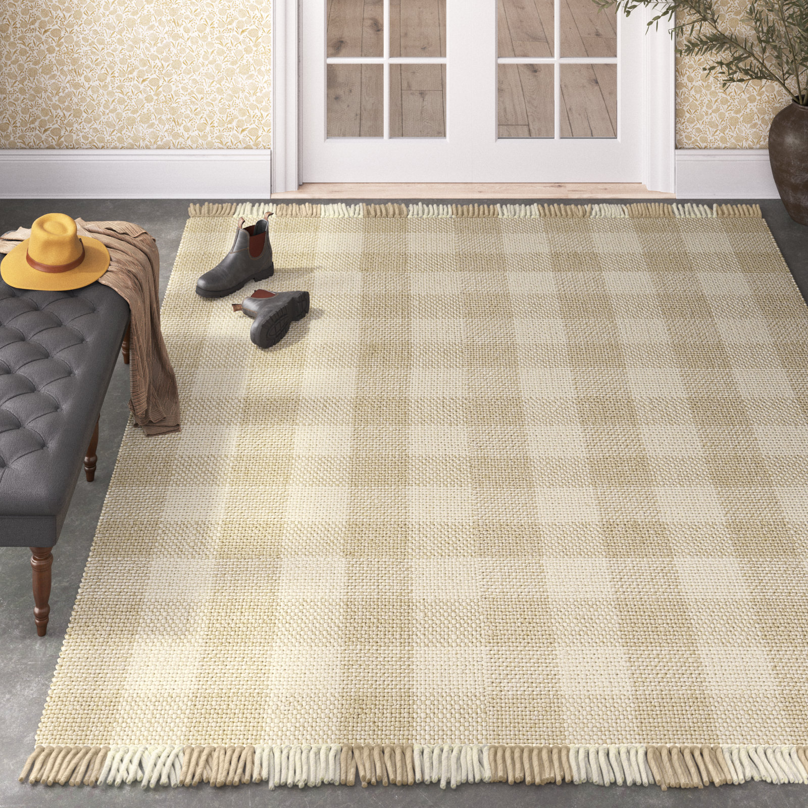 Cosette Handmade Rug, Rectangle 9' x 12'