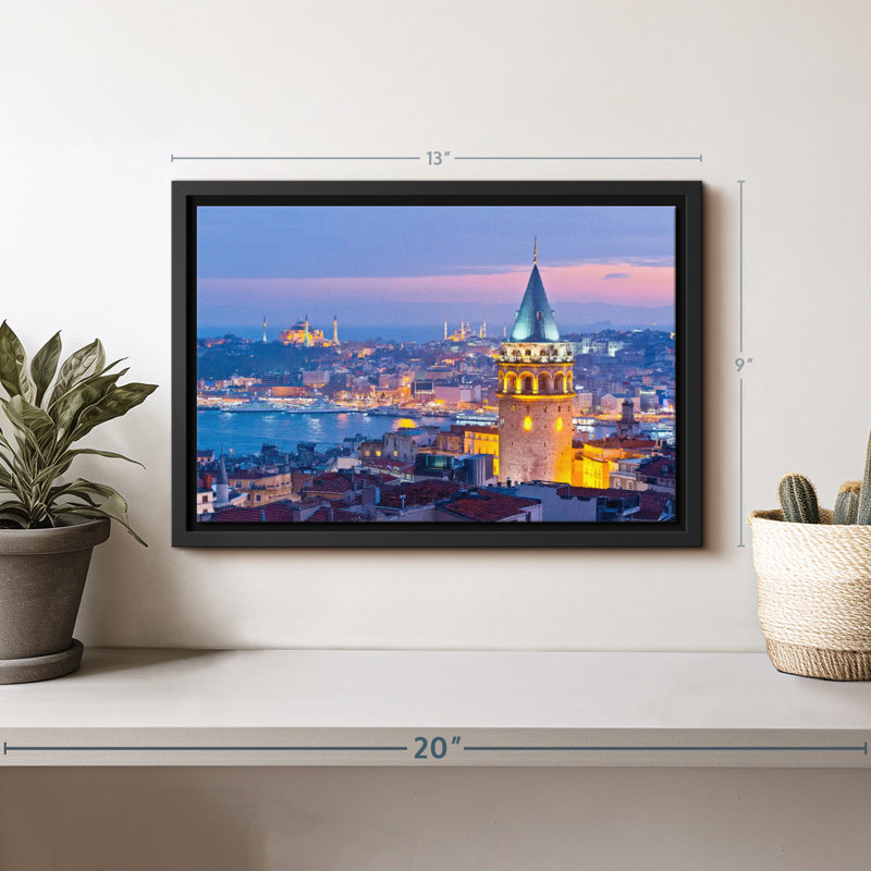 Impression sur toile Istanbul Twilight, H 9 po x l 13 po