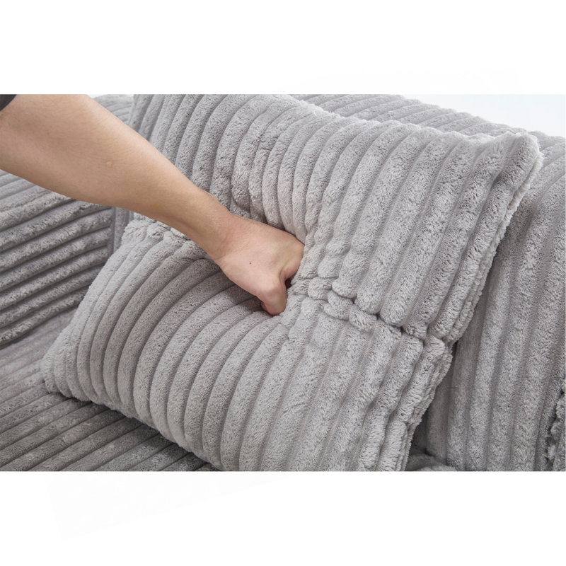 Canapé modulaire Modern, Gris clair
