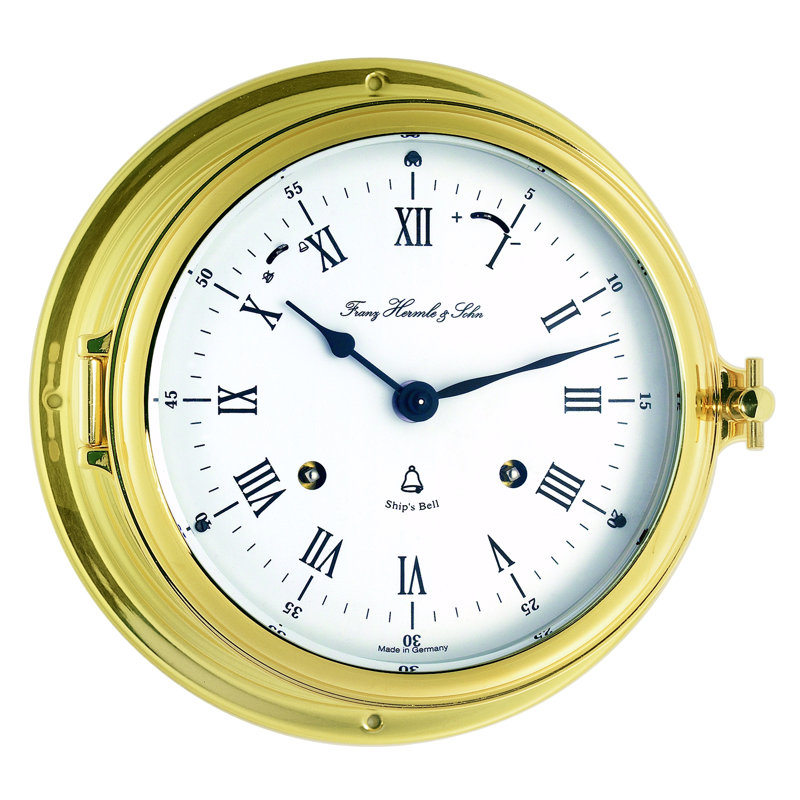Metal Wall Clock, Gold