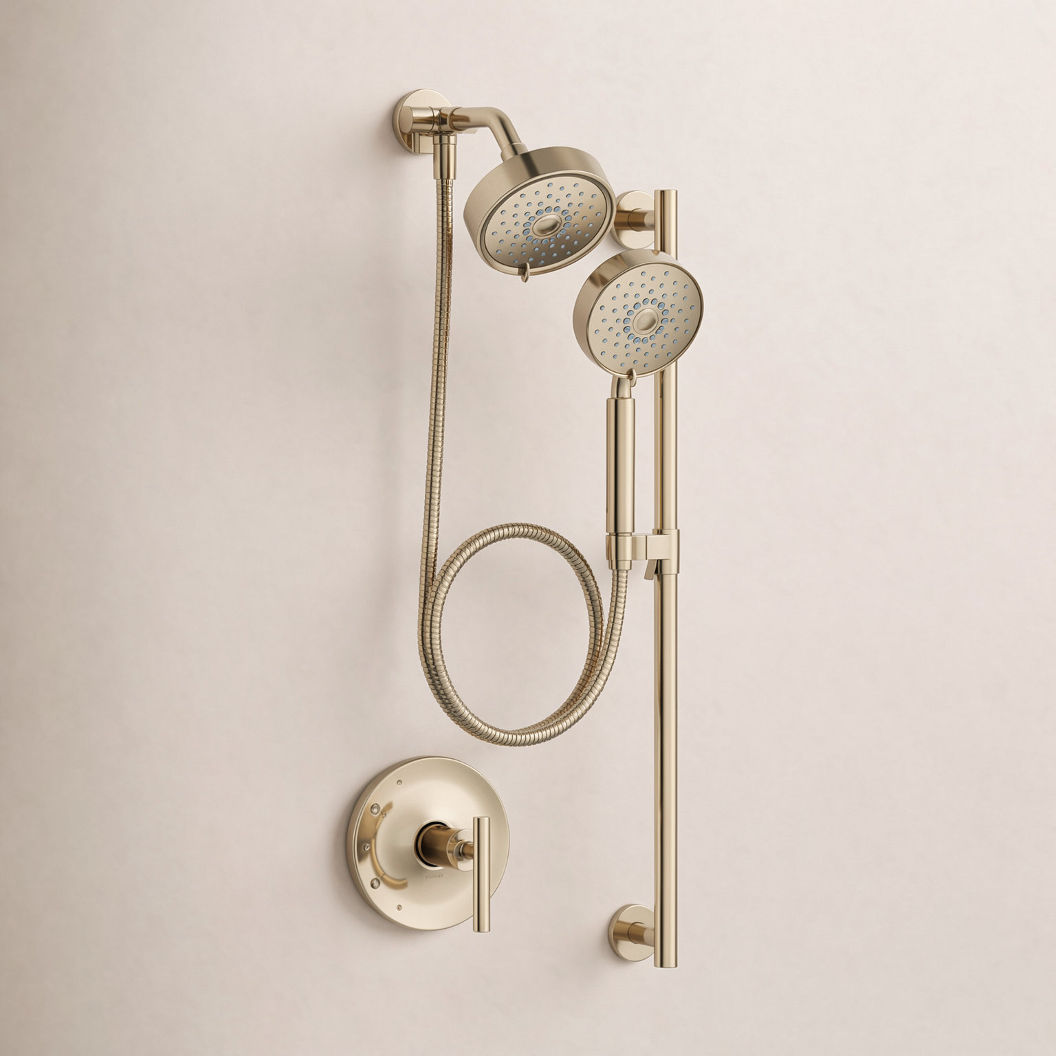 Purist Performance 2.5 GPM Showering Kit, French Gold