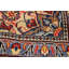 Tapis oriental rouge en laine 9 pi 9 po x 13 pi Paramus