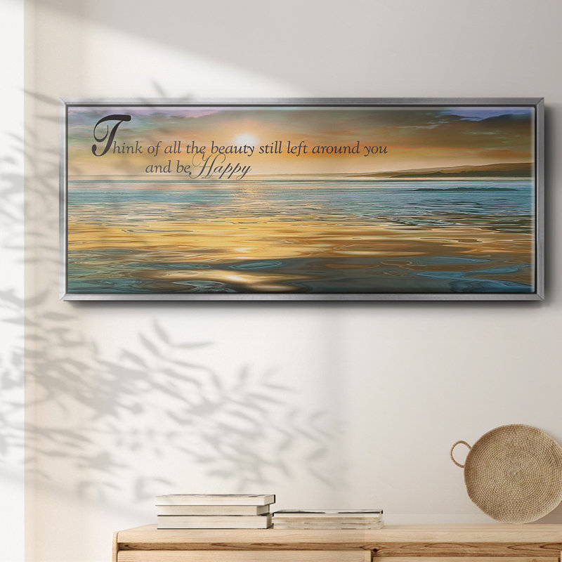 All The Beauty- Framed Canvas